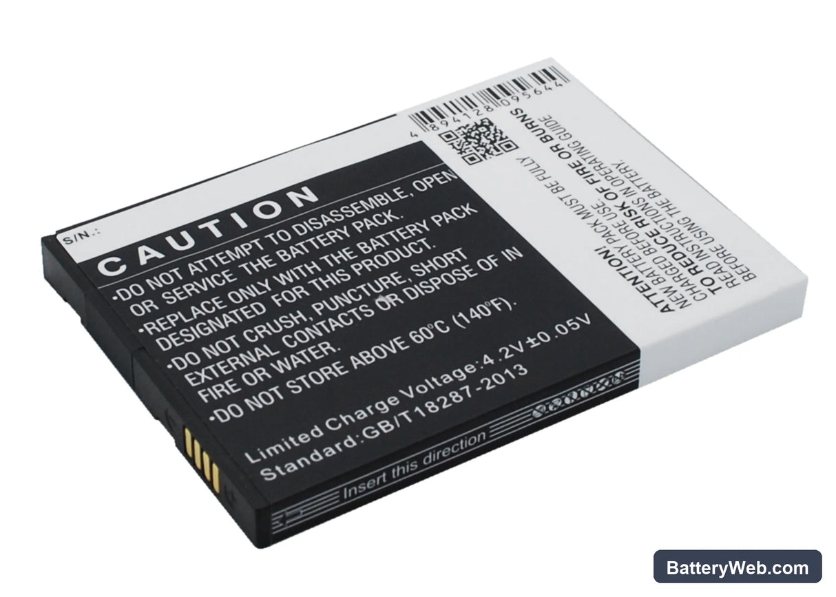 BandRich BandLuxe PR39 Replacement Battery, 3.7V, 2400mAh, Li-ion 4
