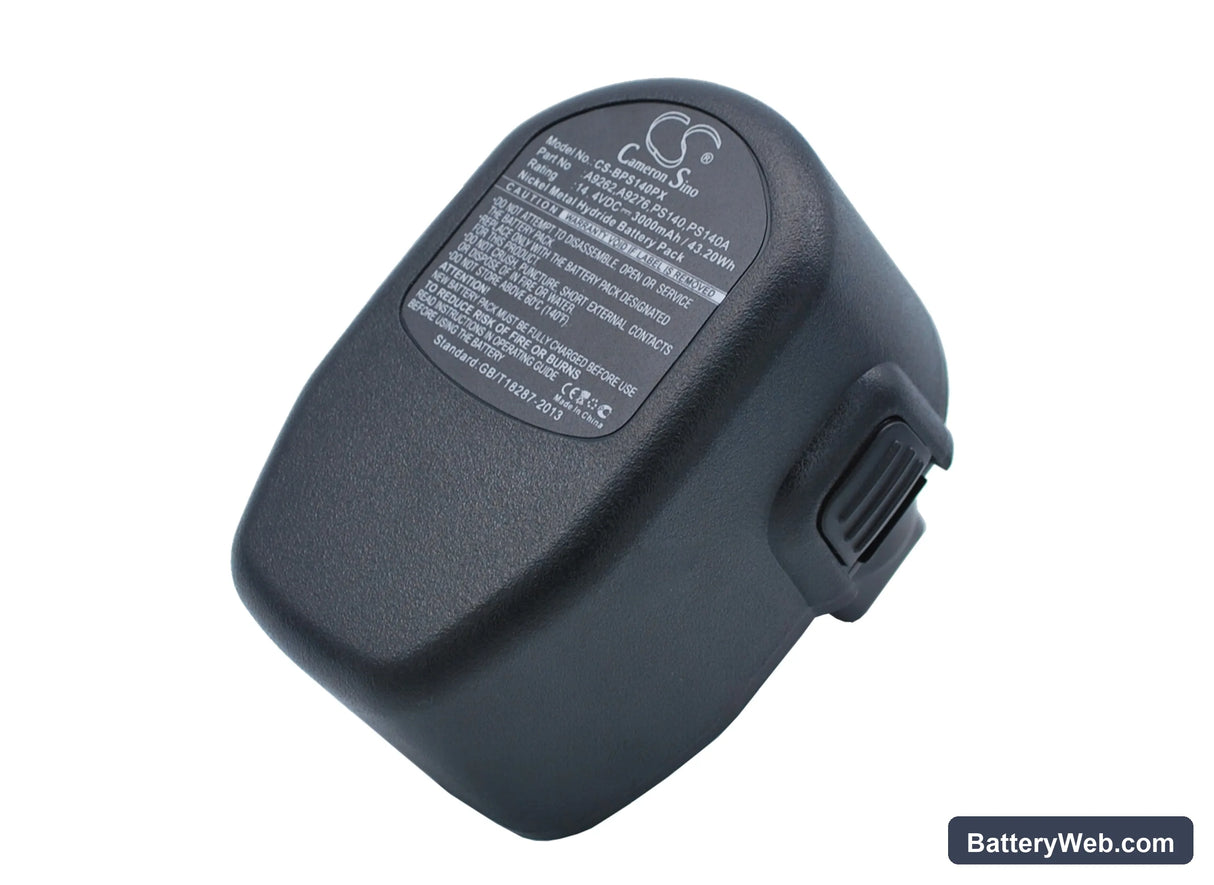 Black & Decker HP14KD Replacement Battery, 14.4V, 3000mAh, Ni-MH 2