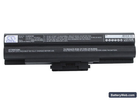 Sony VAIO VGN-AW41JF Replacement Battery, 11.1V, 4400mAh, Li-ion 1