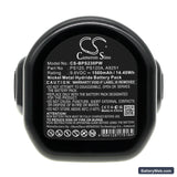 Black & Decker CD231 Replacement Battery, 9.6V, 1500mAh, Ni-MH 5