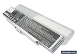 Sony VAIO VGN-C140G/B Replacement Battery, 11.1V, 8800mAh, Li-ion 1