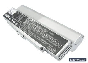 Sony VAIO VGN-C140G/B Replacement Battery, 11.1V, 8800mAh, Li-ion 1