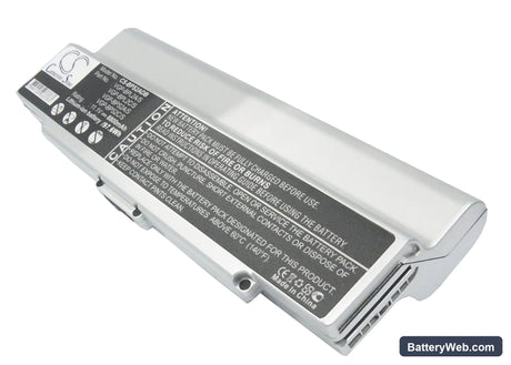 Sony VAIO VGN-C140G/B Replacement Battery, 11.1V, 8800mAh, Li-ion 1