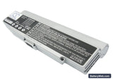 Sony VAIO VGN-C140G/B Replacement Battery, 11.1V, 6600mAh, Li-ion 1