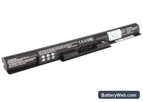 Sony VAIO FIT 14E Replacement Battery, 14.8V, 2200mAh, Li-ion 1