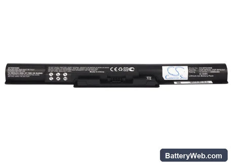 Sony VAIO FIT 14E Replacement Battery, 14.8V, 2200mAh, Li-ion 5