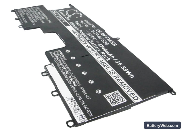 Sony VAIO Pro 13 Replacement Battery, 7.5V, 4740mAh, Li-Polymer 1