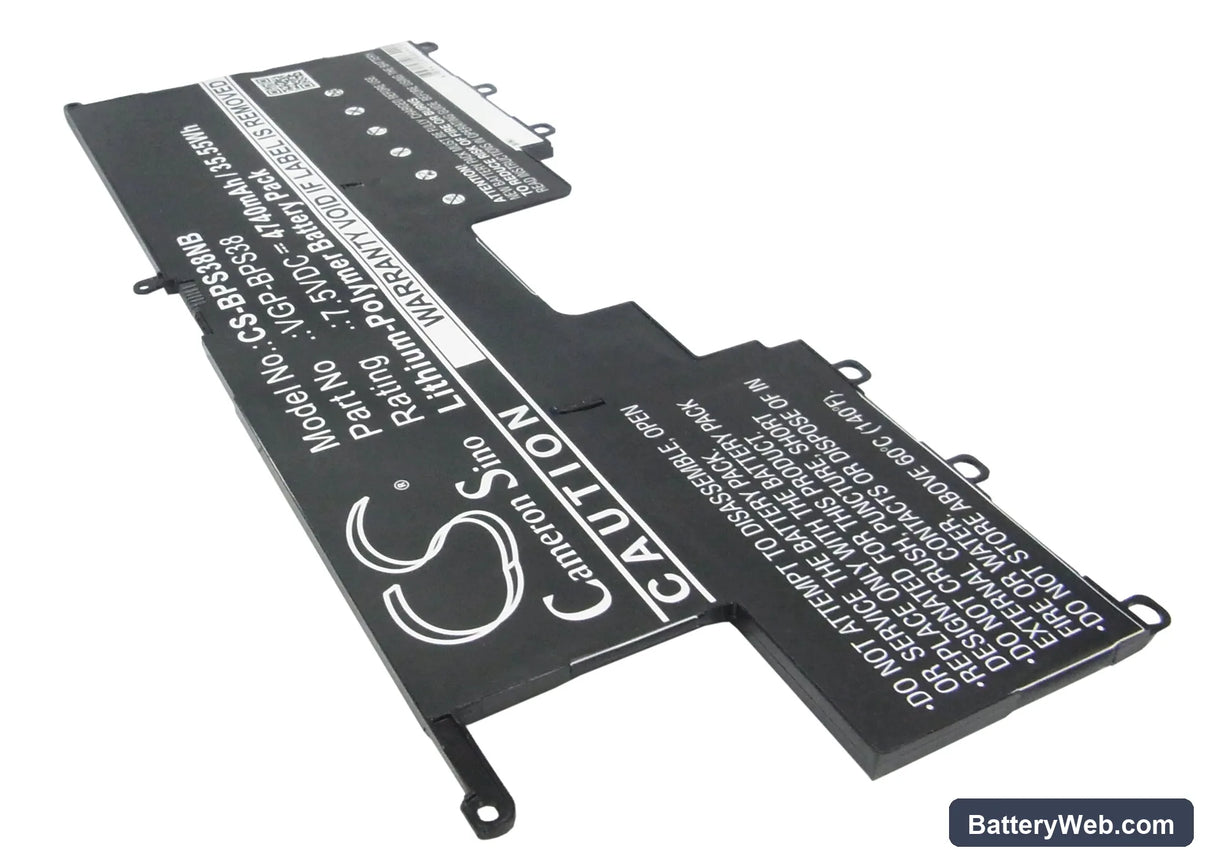 Sony VAIO Pro 13 Replacement Battery, 7.5V, 4740mAh, Li-Polymer 2