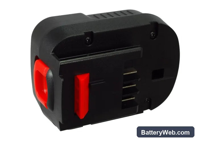 Black & Decker BD12PSK Replacement Battery, 12V, 1500mAh, Ni-MH 2