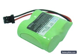 Uniden BBTY-0324001 Replacement Battery, 2.4V, 300mAh, Ni-MH 2