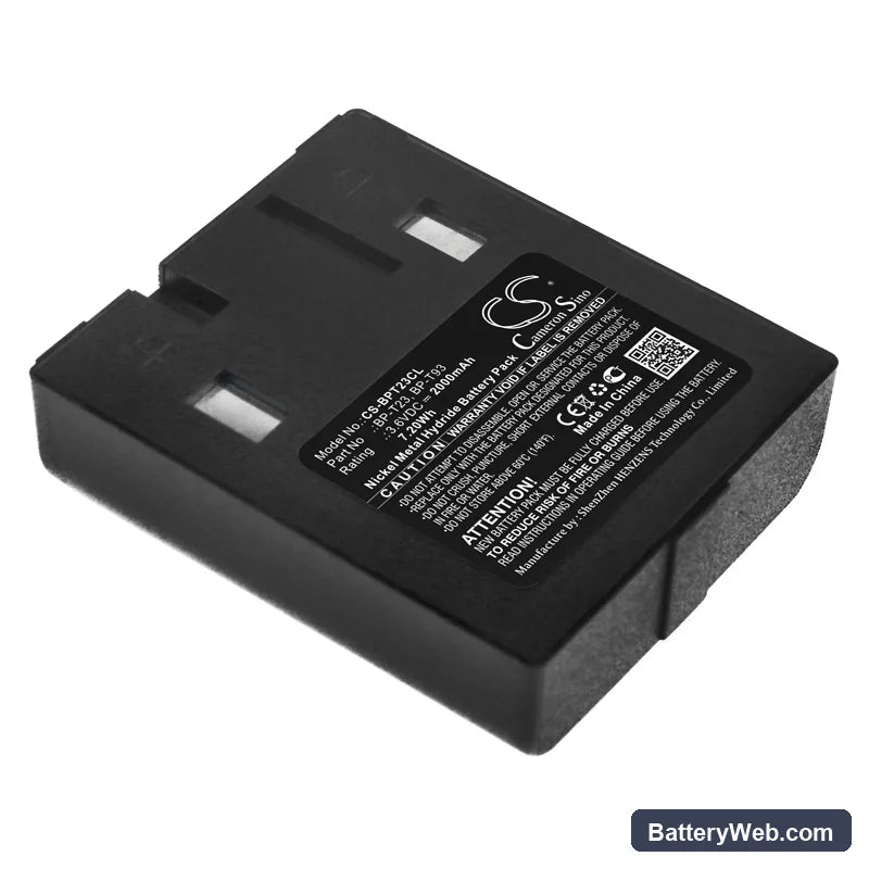 Nomad 22250X Replacement Battery, 3.6V, 2000mAh, Ni-MH 1