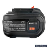 Black & Decker LSW60C Replacement Battery, 60V, 1500mAh, Li-ion 4