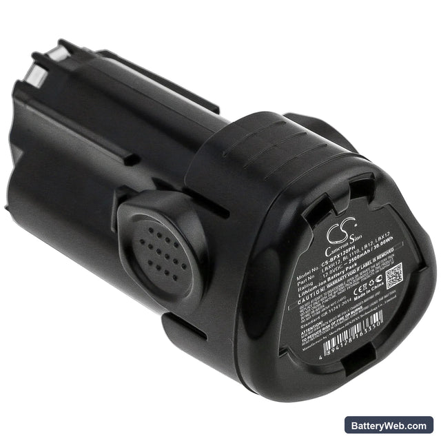Black & Decker BDCDMT112 Replacement Battery, 12V, 2500mAh, Li-ion 1