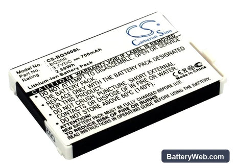 Siemens M300 Replacement Battery, 3.7V, 700mAh, Li-ion 1