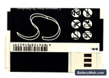 Siemens M300 Replacement Battery, 3.7V, 700mAh, Li-ion 5