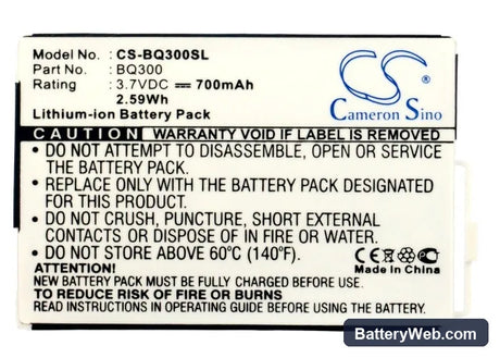 Siemens M300 Replacement Battery, 3.7V, 700mAh, Li-ion 6