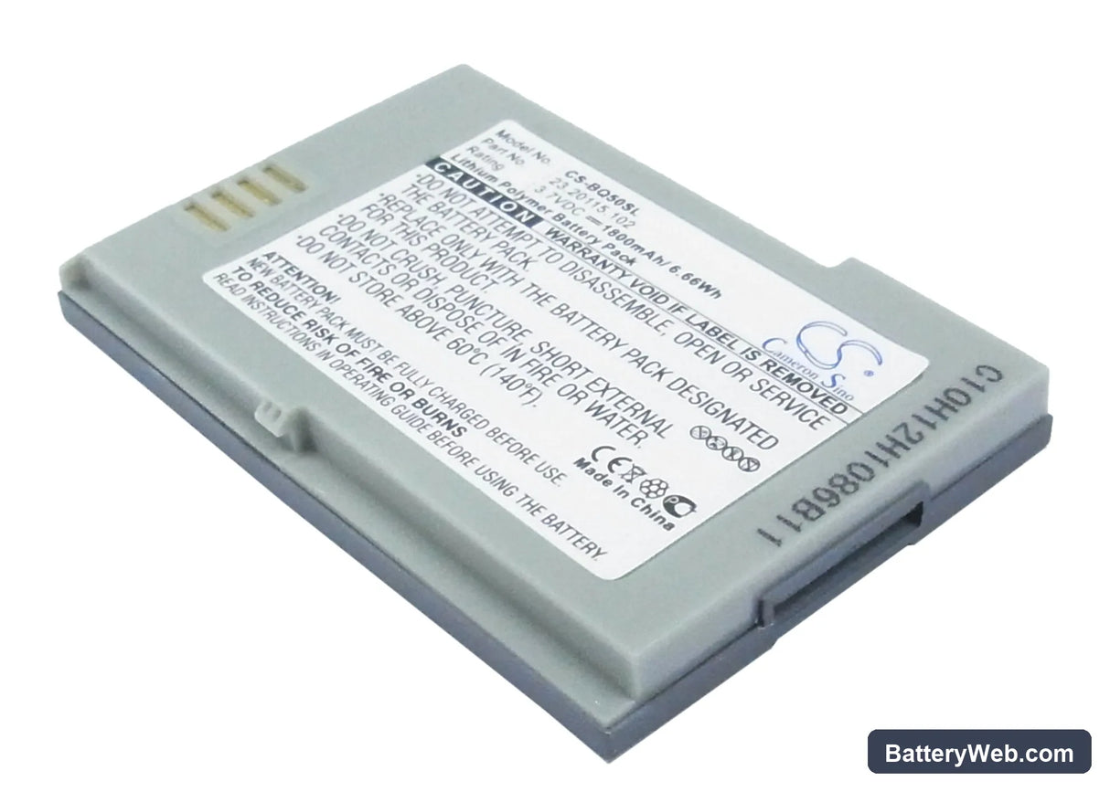 BenQ P50 Replacement Battery, 3.7V, 1800mAh, Li-Polymer 1