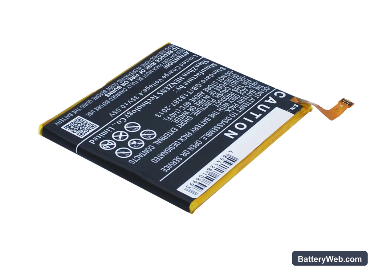 BQ Aquaris E5 LTE Replacement Battery, 3.8V, 2850mAh, Li-Polymer 4