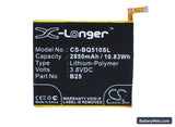 BQ Aquaris E5 LTE Replacement Battery, 3.8V, 2850mAh, Li-Polymer 5