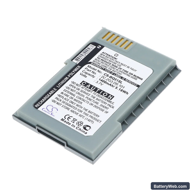 BenQ-Siemens P51 Replacement Battery, 3.7V, 1400mAh, Li-Polymer 1