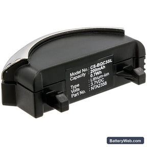 Bose QC3 Replacement Battery, 3.7V, 200mAh, Li-ion 1
