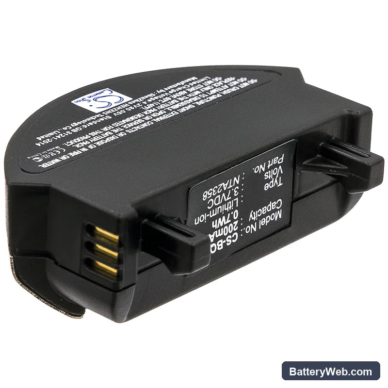 Bose QC3 Replacement Battery, 3.7V, 200mAh, Li-ion 2