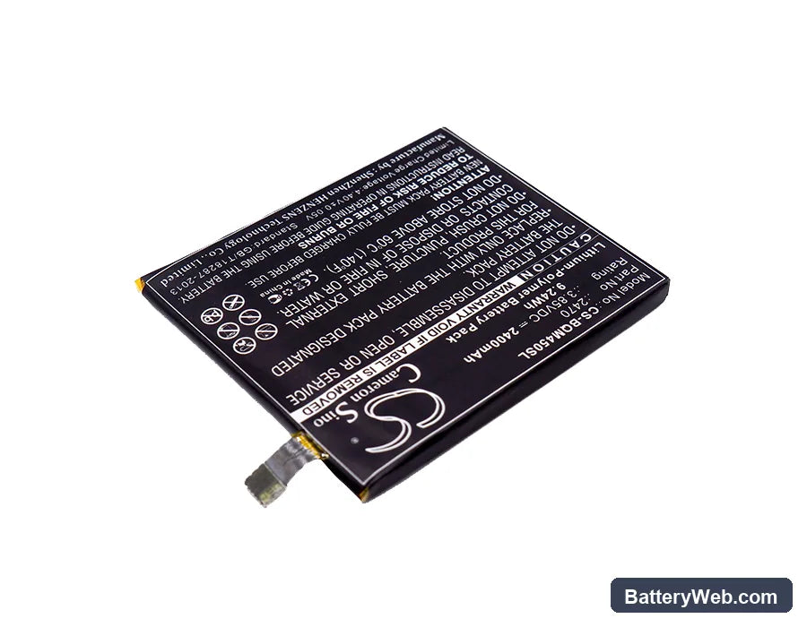 BQ Aquaris A4.5 Replacement Battery, 3.85V, 2400mAh, Li-Polymer 2