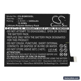 BQ Aquaris M5.5 Replacement Battery, 3.8V, 3400mAh, Li-Polymer 3