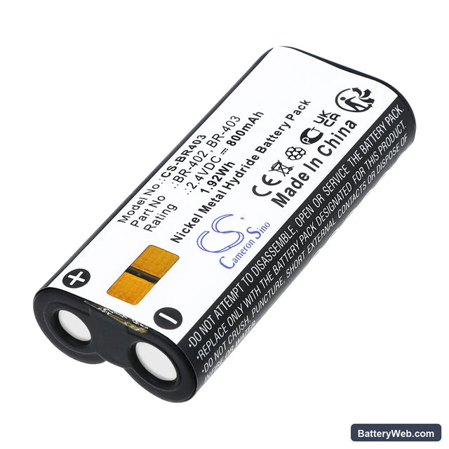 Olympus DS-5000ID Replacement Battery, 2.4V, 800mAh, Ni-MH 1
