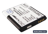 BlackBerry Curve 9370 Replacement Battery, 3.7V, 1000mAh, Li-ion 2