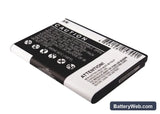 BlackBerry Pearl 3G Replacement Battery, 3.7V, 1100mAh, Li-ion 3
