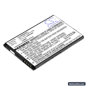 BlackBerry Bold Touch 9900 Replacement Battery, 3.7V, 1250mAh, Li-ion 1