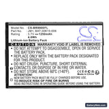 BlackBerry Bold Touch 9900 Replacement Battery, 3.7V, 1250mAh, Li-ion 3