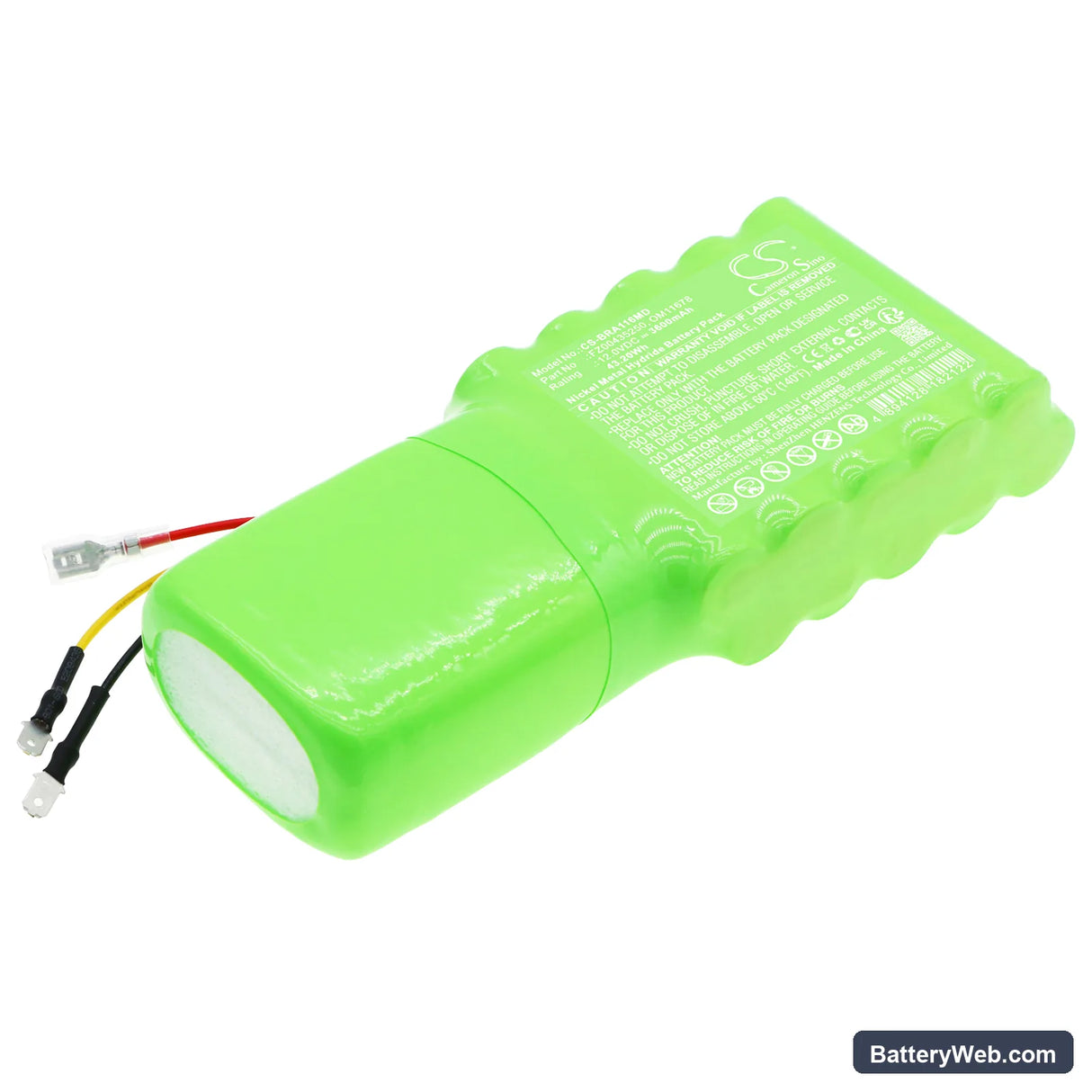 B.Braun Outlook 100ES Safety Infusion Replacement Battery, 12V, 3600mAh, Ni-MH 1