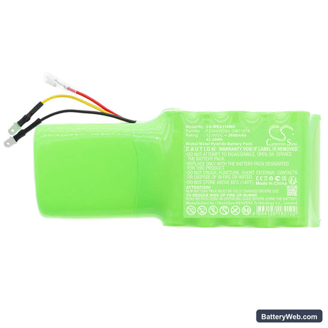 B.Braun Outlook 100ES Safety Infusion Replacement Battery, 12V, 3600mAh, Ni-MH 3