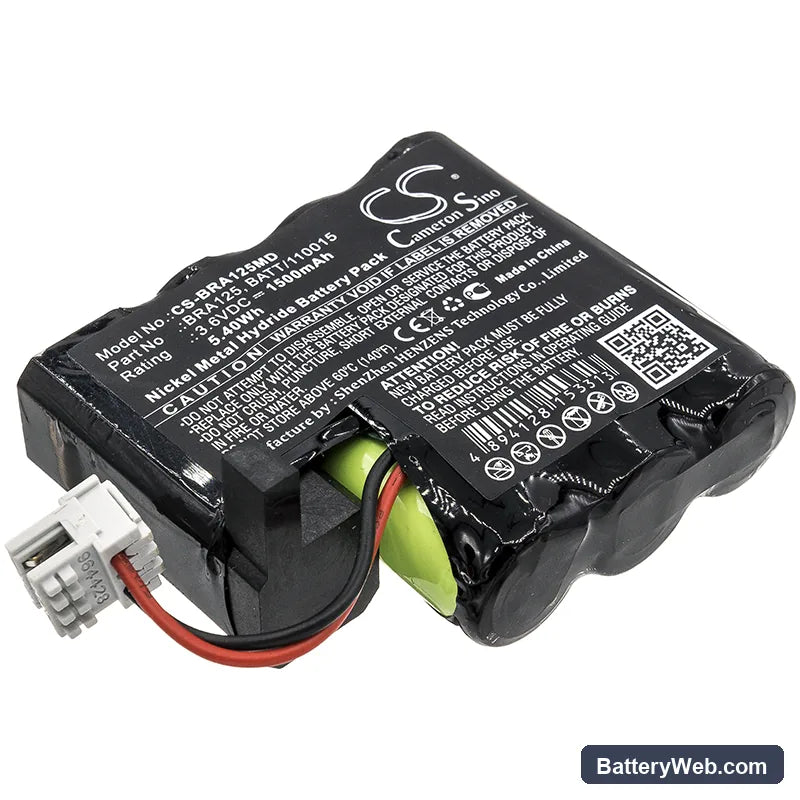 Braun Perfusor compact Replacement Battery, 3.6V, 1500mAh, Ni-MH 1