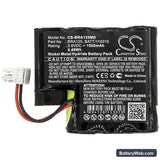 Braun Perfusor compact Replacement Battery, 3.6V, 1500mAh, Ni-MH 3