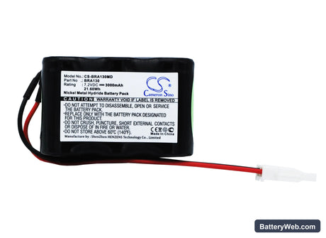 Braun Perfusor fm Replacement Battery, 7.2V, 3000mAh, Ni-MH 5