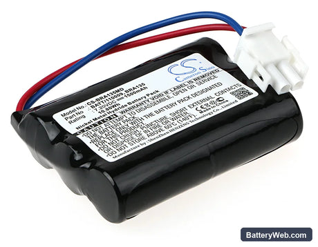 Braun Perfusor FT Replacement Battery, 7.2V, 1500mAh, Ni-MH 1