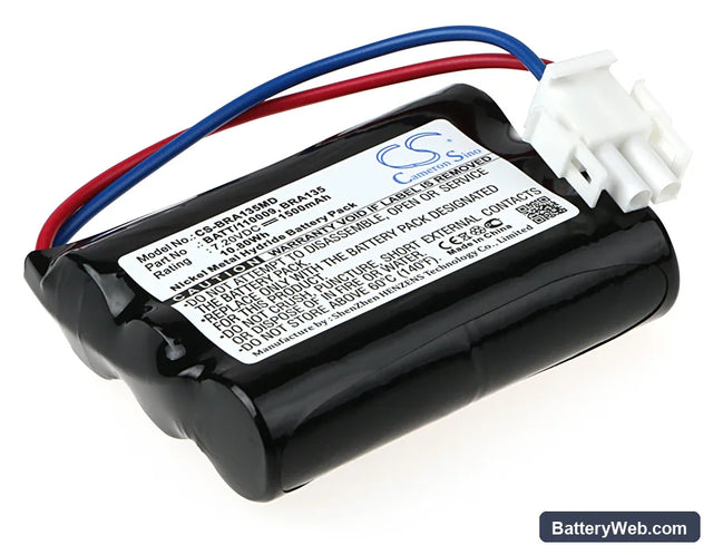 Braun Perfusor FT Replacement Battery, 7.2V, 1500mAh, Ni-MH 1
