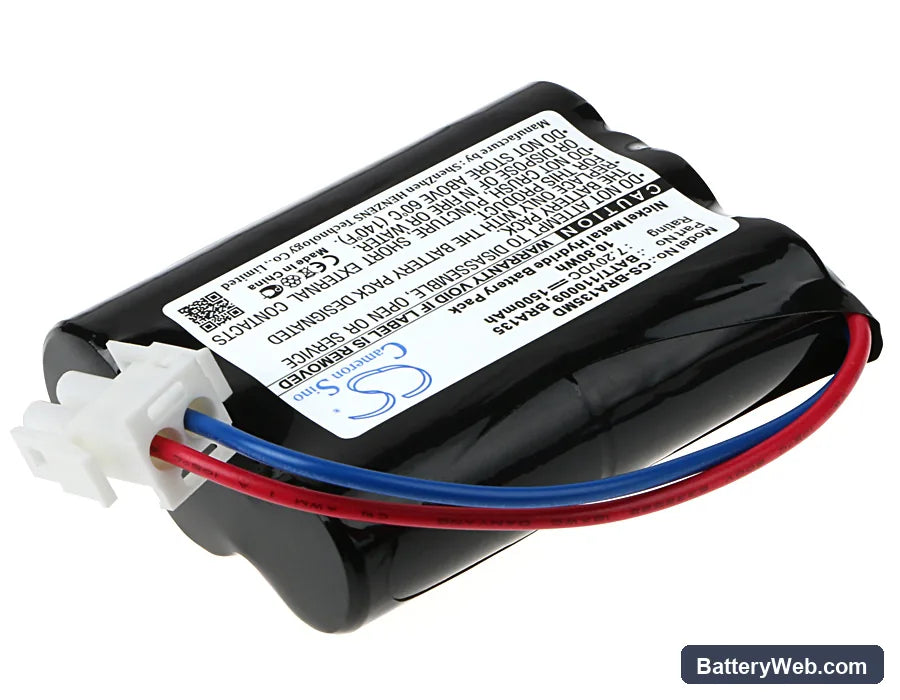 Braun Perfusor FT Replacement Battery, 7.2V, 1500mAh, Ni-MH 2