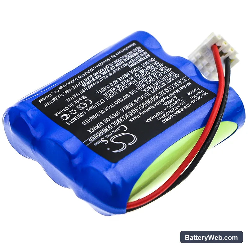 Braun Casmed 3/N600AAK Replacement Battery, 3.6V, 1500mAh, Ni-MH 2