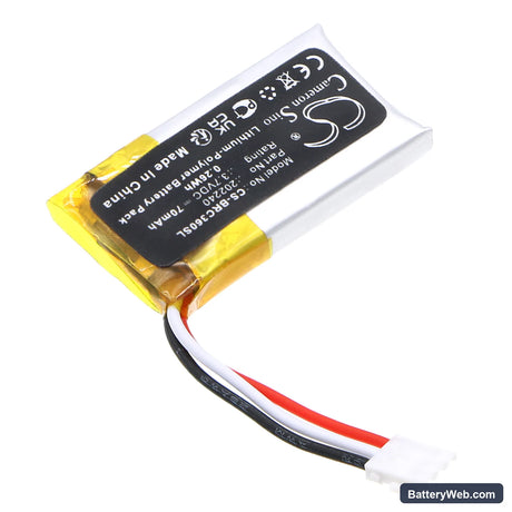 Bosch EB1310000E Replacement Battery, 3.7V, 70mAh, Li-Polymer 2