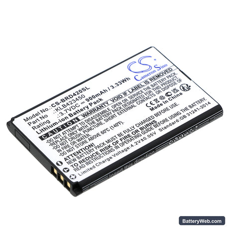 Brondi AMICO COMFORT Replacement Battery, 3.7V, 900mAh, Li-ion 1