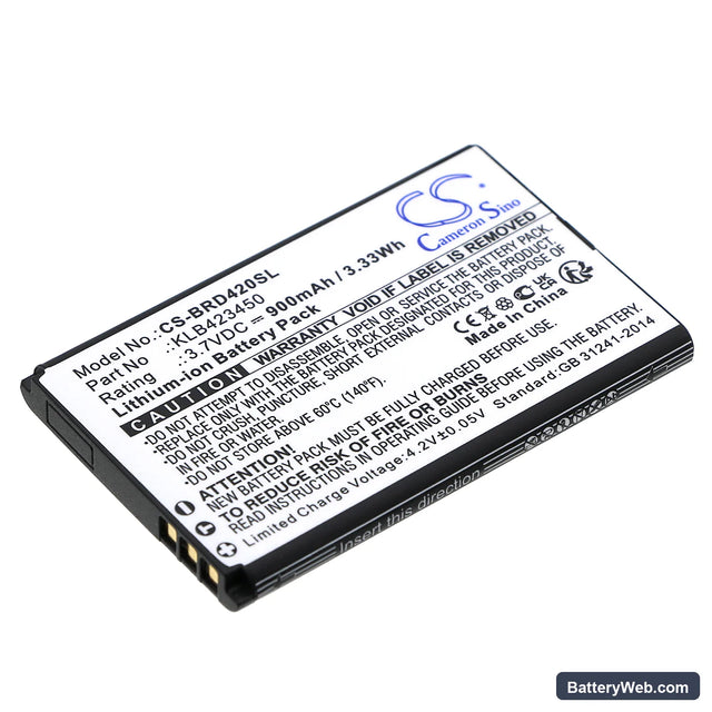 Brondi AMICO COMFORT Replacement Battery, 3.7V, 900mAh, Li-ion 1