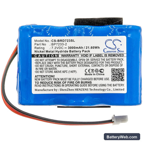 BIRDOG USB Plus Replacement Battery, 7.2V, 3000mAh, Ni-MH 3