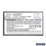 Brondi ENERGY 4G Replacement Battery, 3.7V, 1750mAh, Li-Polymer 3