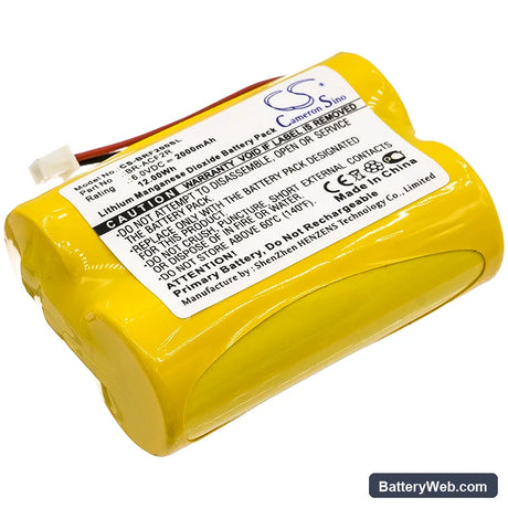 Panasonic BR-ACF2R Replacement Battery, 6V, 2000mAh, Li-MnO2 1