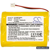 Panasonic BR-ACF2R Replacement Battery, 6V, 2000mAh, Li-MnO2 3