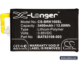 BlackBerry KEYone Replacement Battery, 3.85V, 3400mAh, Li-Polymer 5